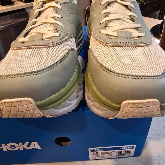 Hoka Bondi L Barley Oat Milk 1110538-BYT Men's Size 11 US Running Comfort Shoes - Picture 9 of 14